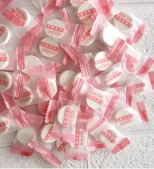 Compressed Nonwoven Face Mask Sheets