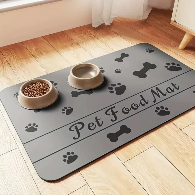 Pet Bowl Absorbent Nonslip Mat