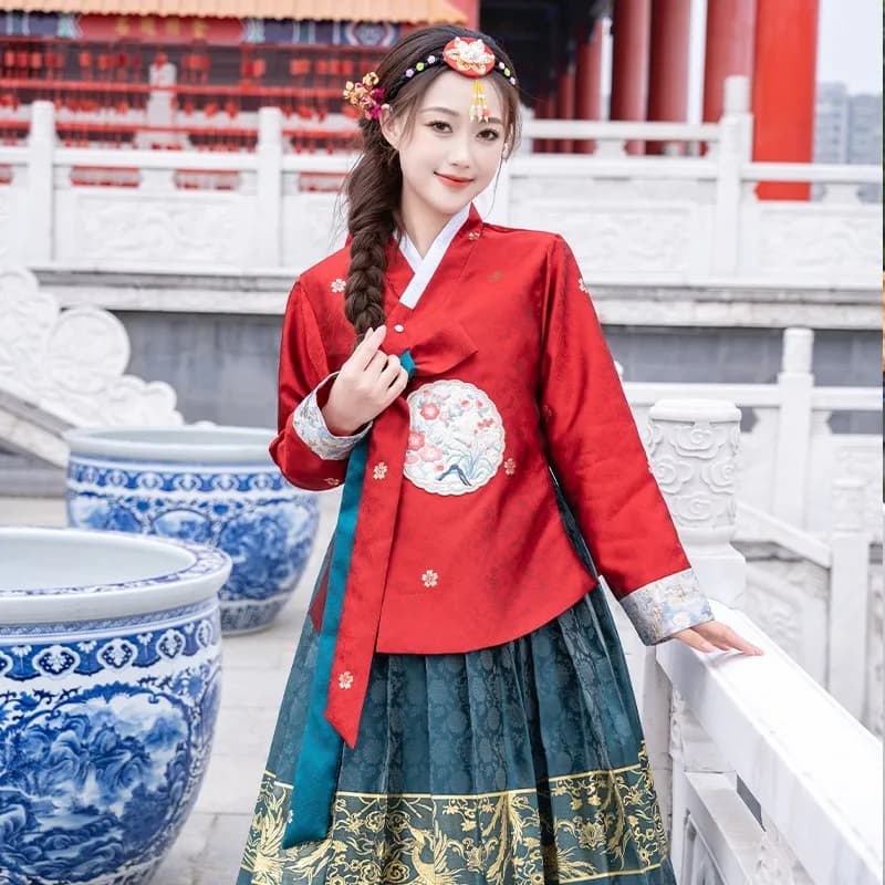 Traditional Korean Hanbok Dress