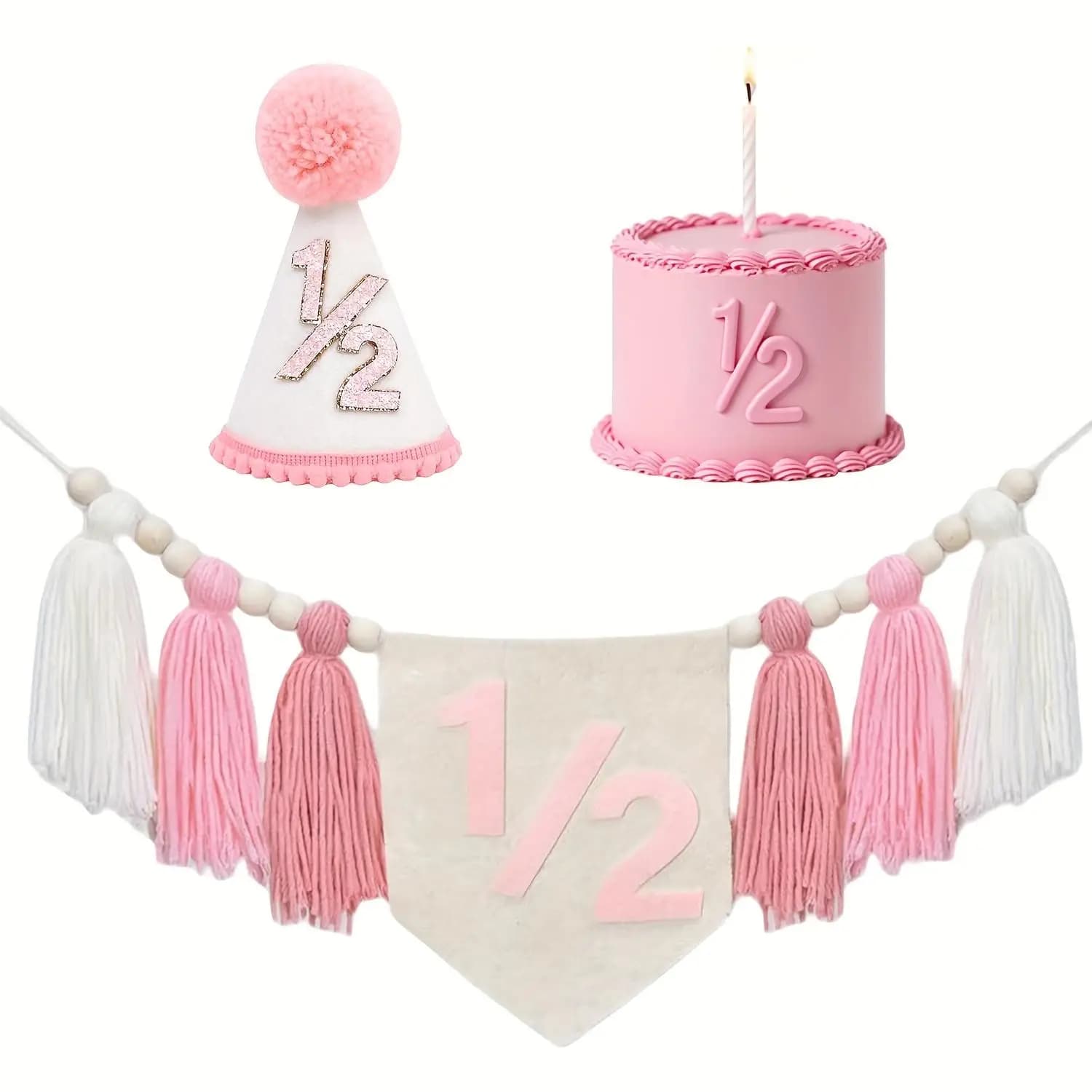 Half-Year Birthday Tassel Garland Set