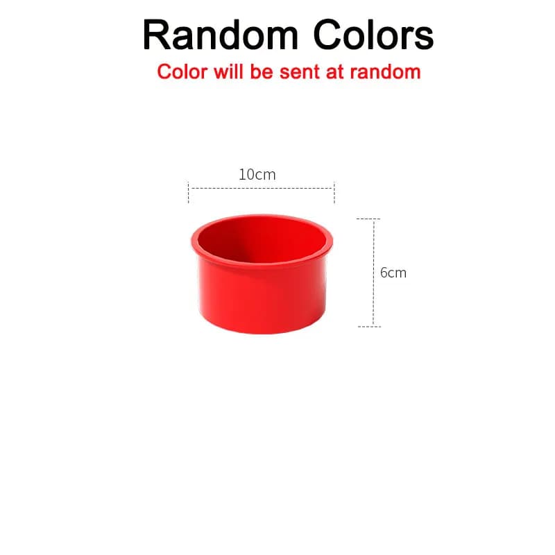 Silicone Round Cake Mold Non-Stick 4" 6