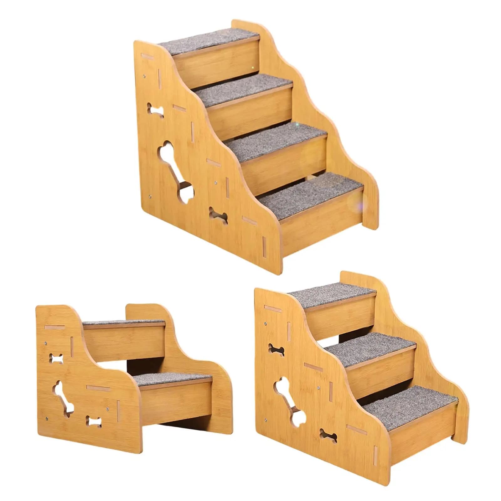 Dog Stairs for Small Dogs with Non-Slip Steps