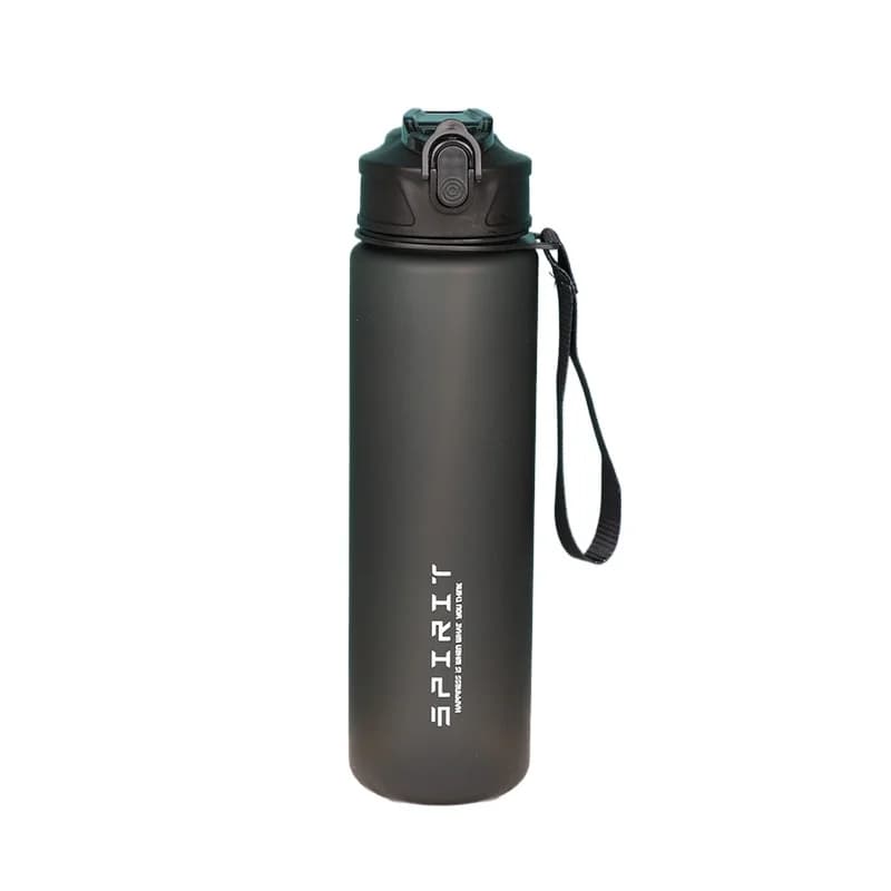 750ml Water Bottle with Straw Time Marker Large Capacity Motivational Plastic Leakproof Water Jug for Gym Travel Outdoor Sports
