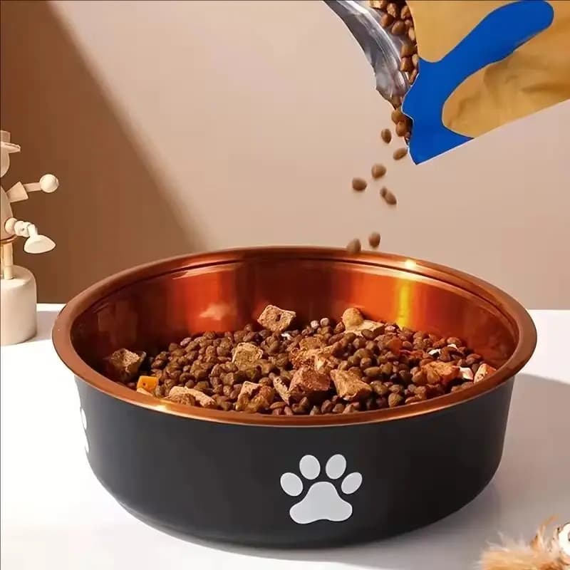 Stainless Steel Non-Slip Pet Bowl Set