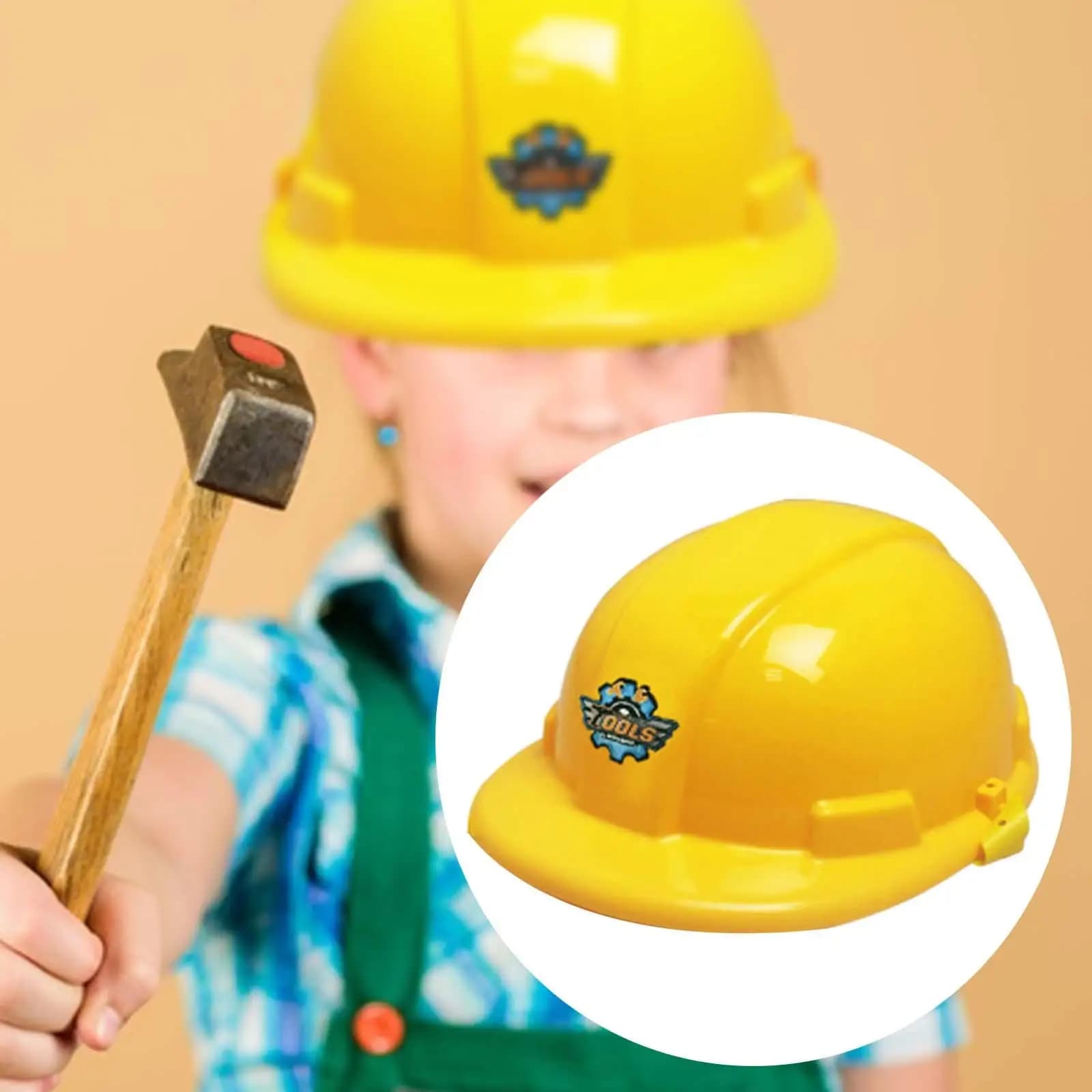 Kids Construction Worker Helmet Toy