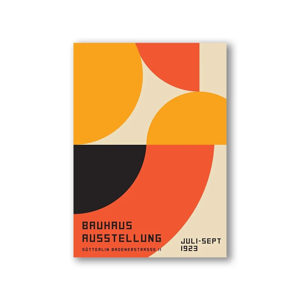 Modern Abstract Bauhaus Nordic Wall Art Poster