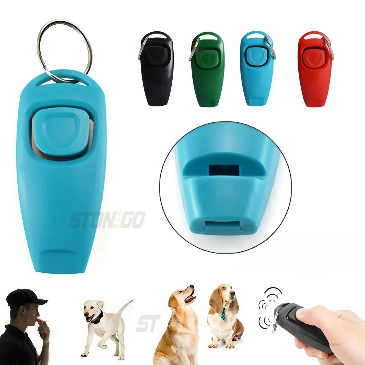 2-in-1 Pet Training Clicker and Whistle