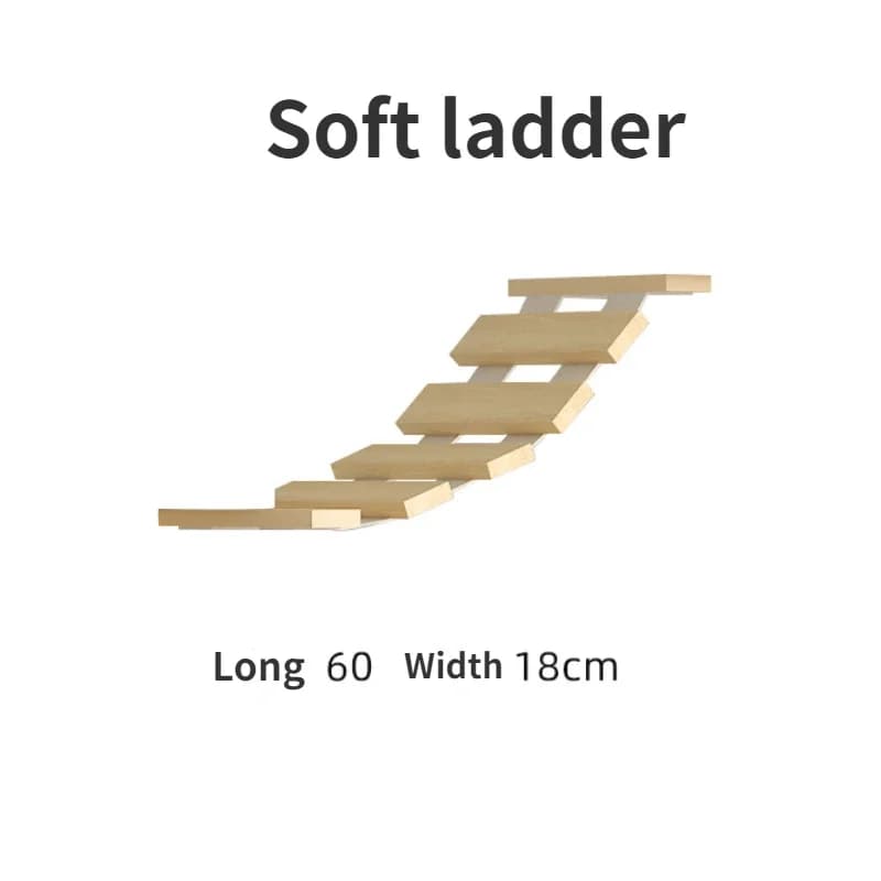 Wooden Wall Climbing Set for Cats