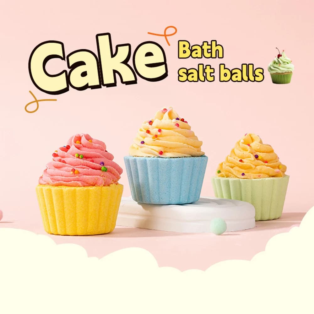 Cupcake Bath Bombs Set