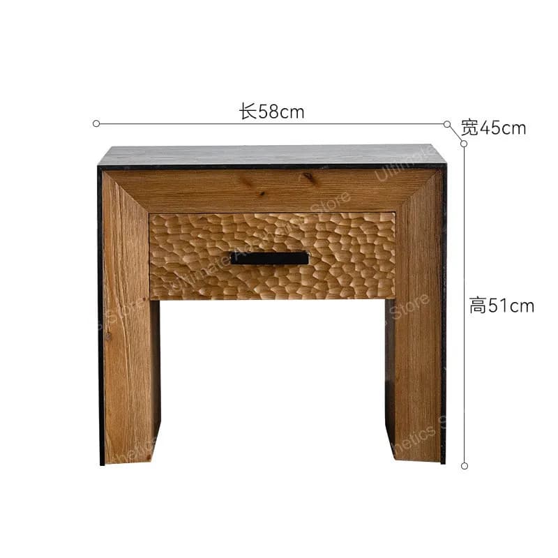 Vintage New Style Nightstand Storage Luxury Simple Trendy Bedside Table Space Saving Muebles Para El Hogar Bedroom Furniture
