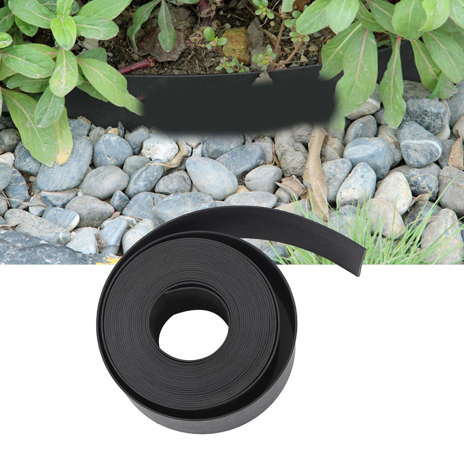 Garden Edging Border Black 12cm x 10m