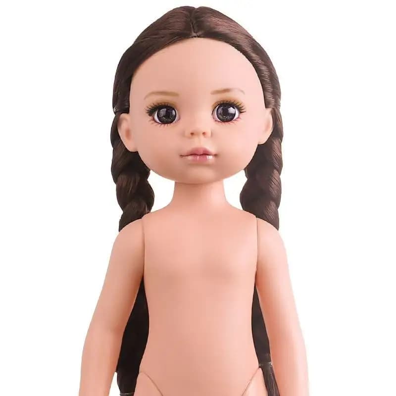 12 Inch Articulated Girl Doll with Hair and Eyes
