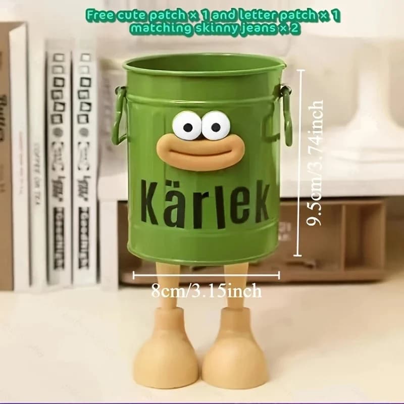 Cartoon Personality Pen Holder Bucket