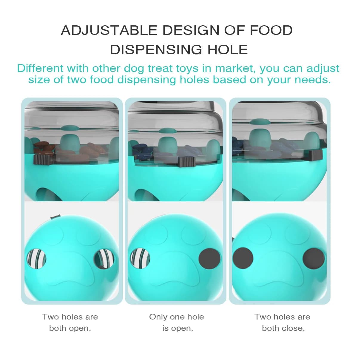 Interactive Treat Dispensing Puzzle Ball Toy