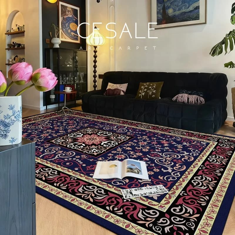 Living Room Bedroom Carpet Large Bohemian Area Rugs Iranian Style Machine Washable Persian Morocco Custom Rugs