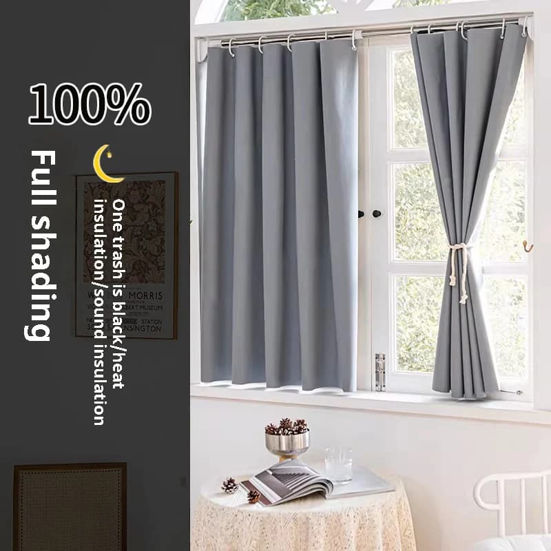 Blackout Window Curtains Rod Pocket