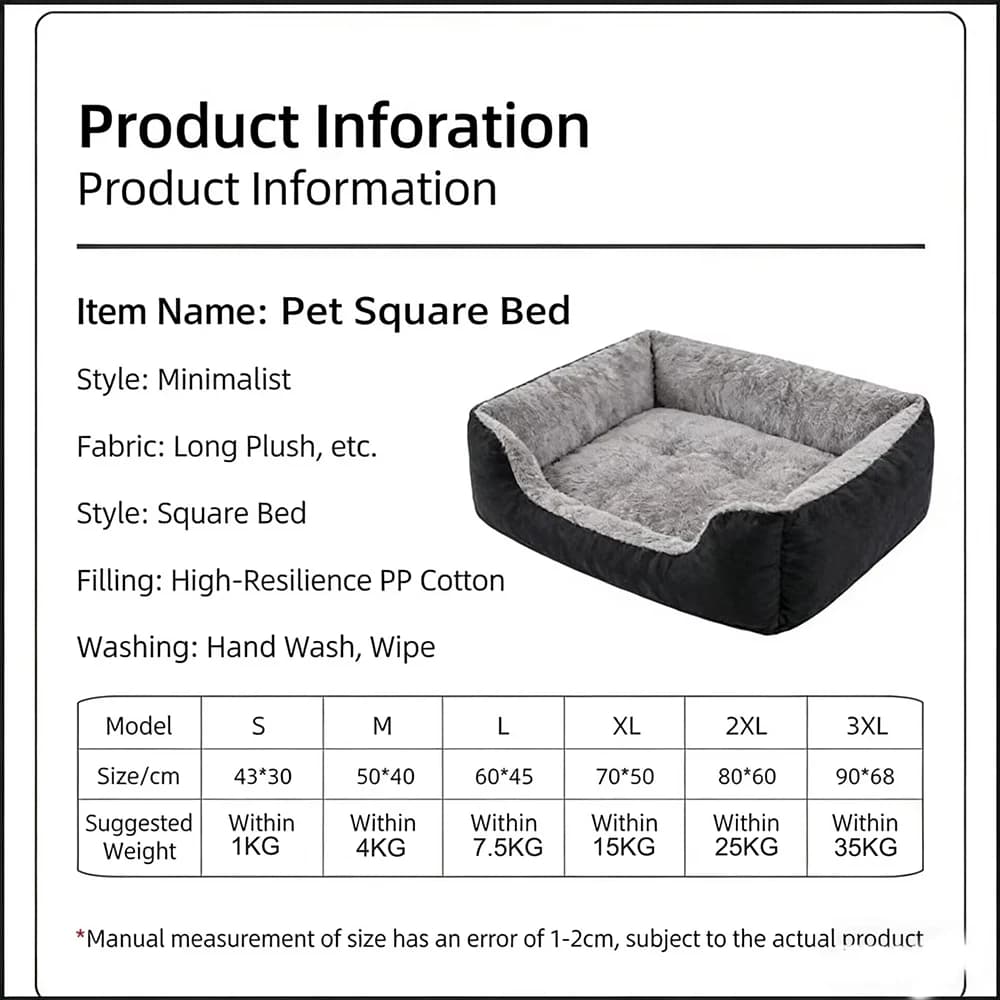 Pet Bed House with Cushion