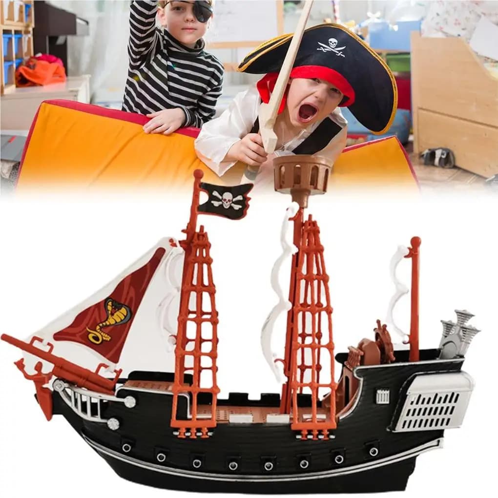 Kids Pirate Ship Boat Toy Model