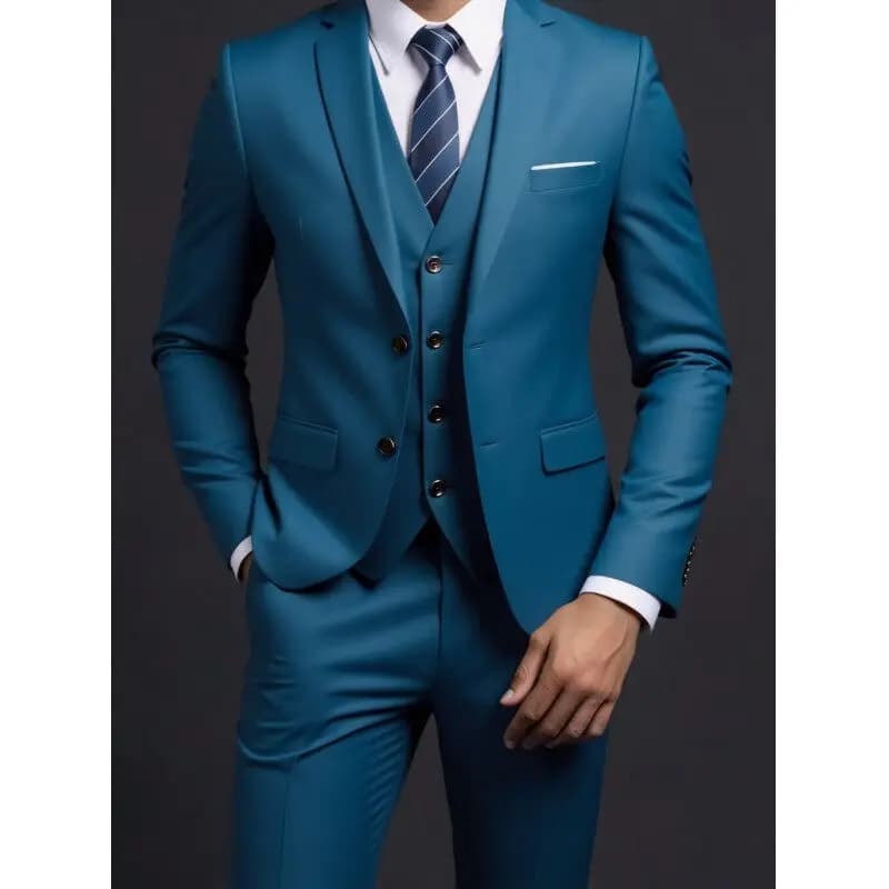 Men's Three-Piece Business Suit