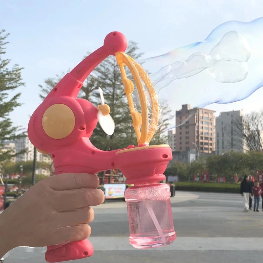 Automatic Bubble Gun with Soap Solution