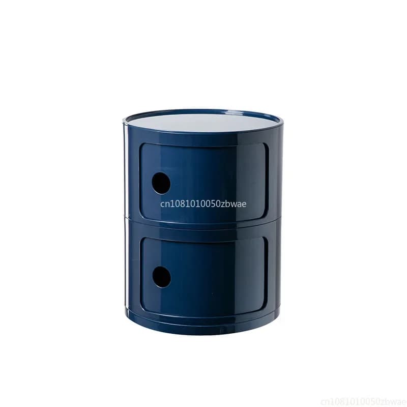 Nightstands Modular Bedside Table Round Large-capacity Storage Bedside Small Cabinet Bedroom Simple Storage Narrow Side Cabinet