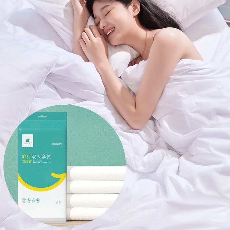Disposable Non-Woven Travel Bed Sheets