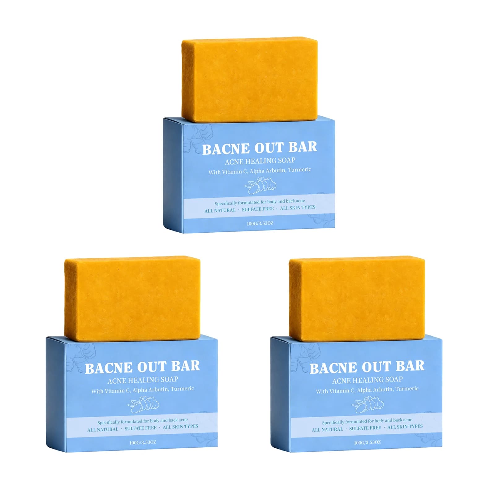 Natural Acne Body Wash Bar
