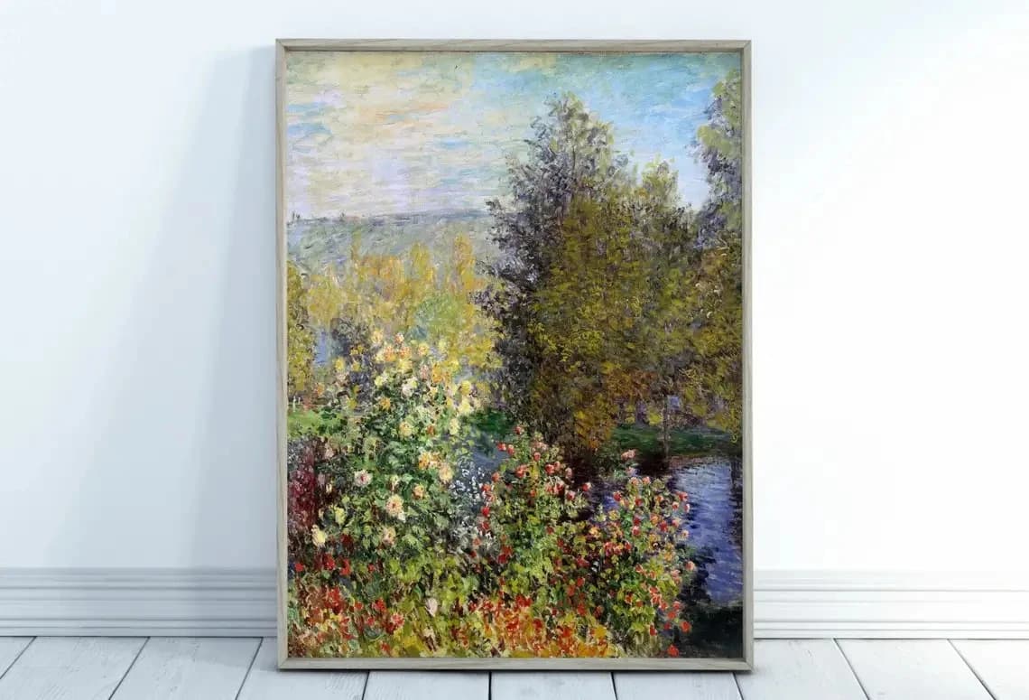 Modern Abstract Landscape Canvas Wall Art Print
