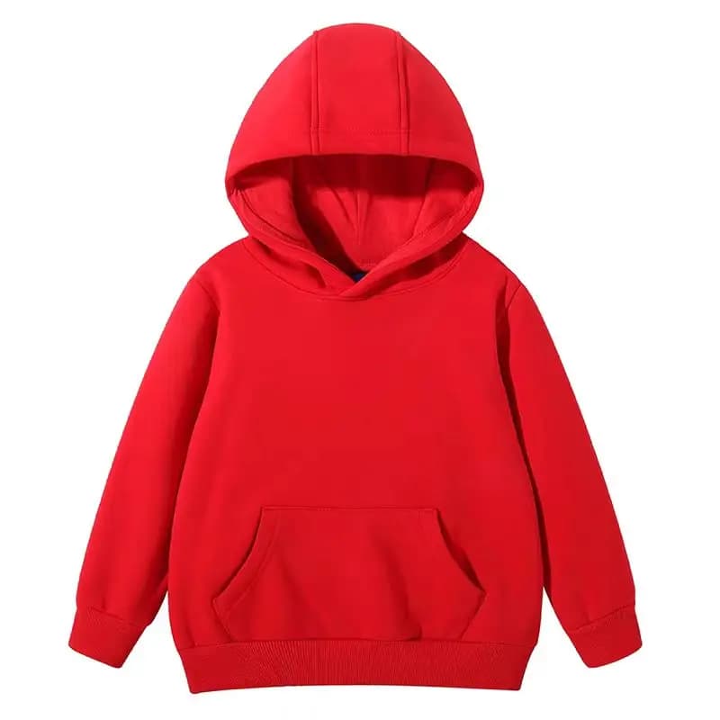 Kids Hoodie Sweatshirt Long Sleeve White