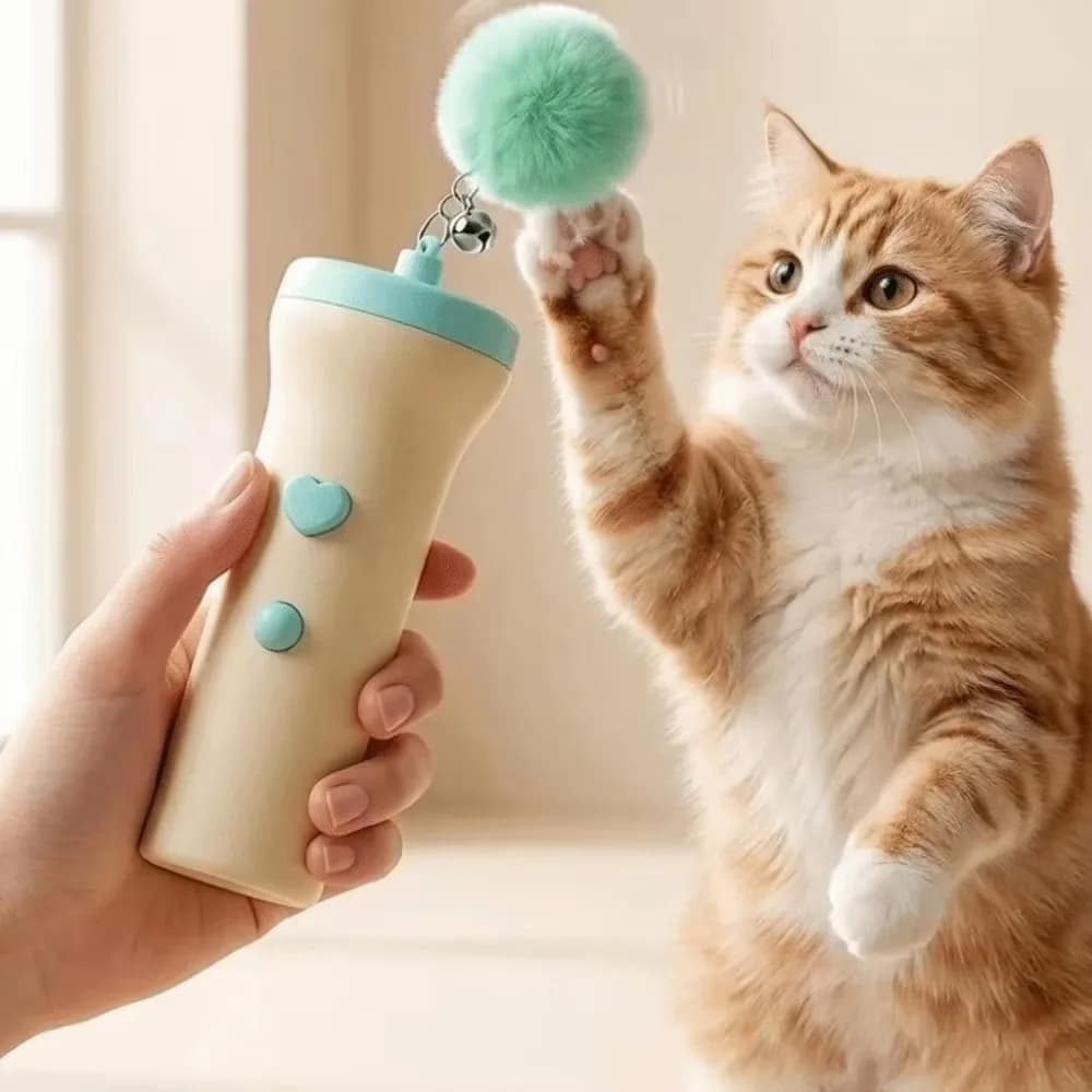 Automatic Retractable Cat Toy