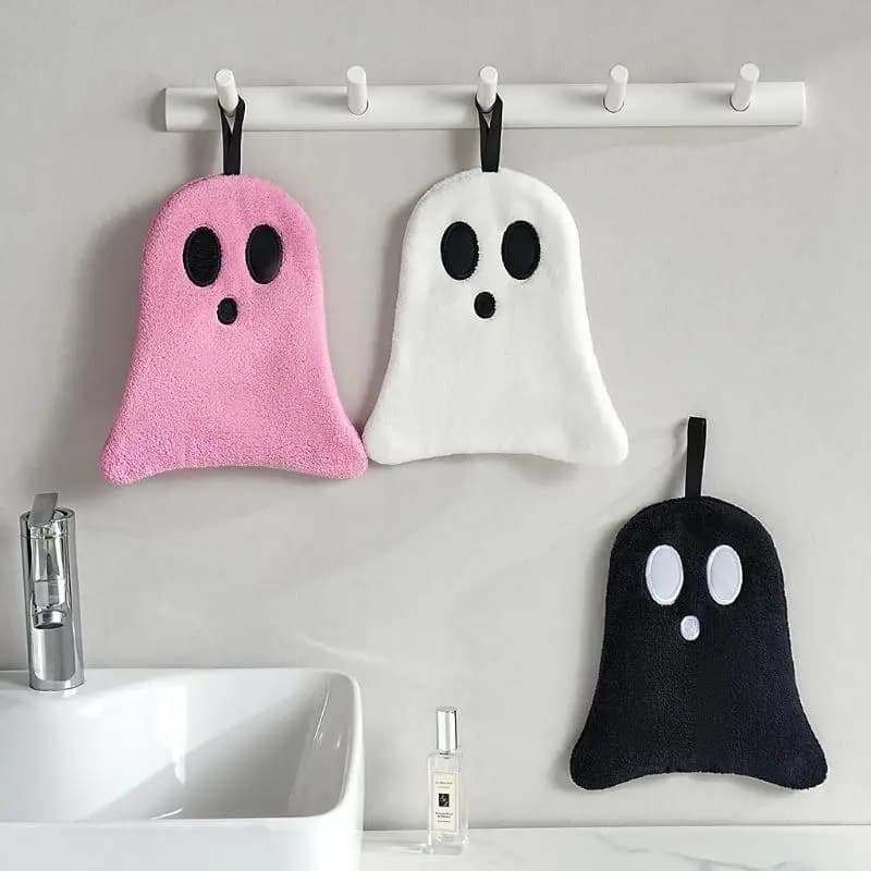 Ghost Shaped Halloween Hand Towel