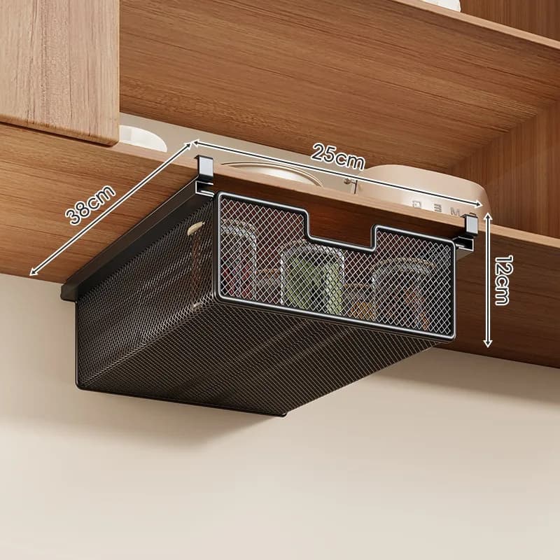 Under-Cabinet Hanging Storage Shelf