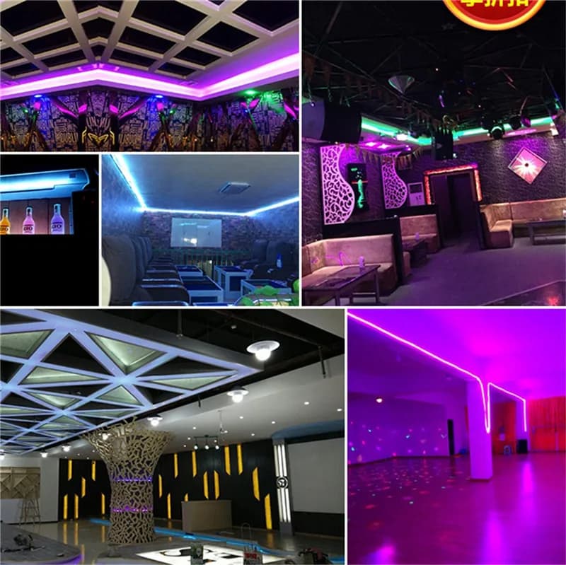 LED Strip Light 12V 5M 300 Leds SMD 3528 Diode Tape RGB & Single Colors High Quality LED Ribbon Flexible Home Decoration Lights