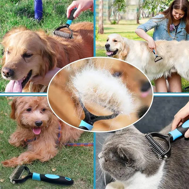 Dog and Cat Hair Removal Grooming Brush