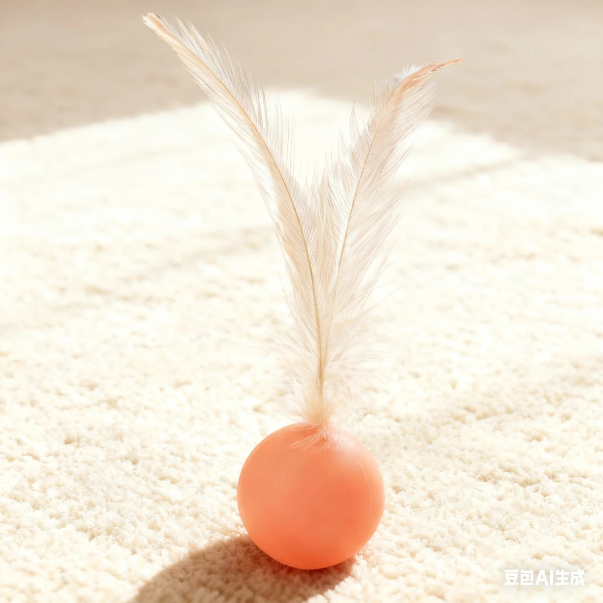Cat Toys, Elastic Balls, Feather Cat Toys, Self-entertaining and Boring Gadgets, Interactive Pet Supplies for Cats