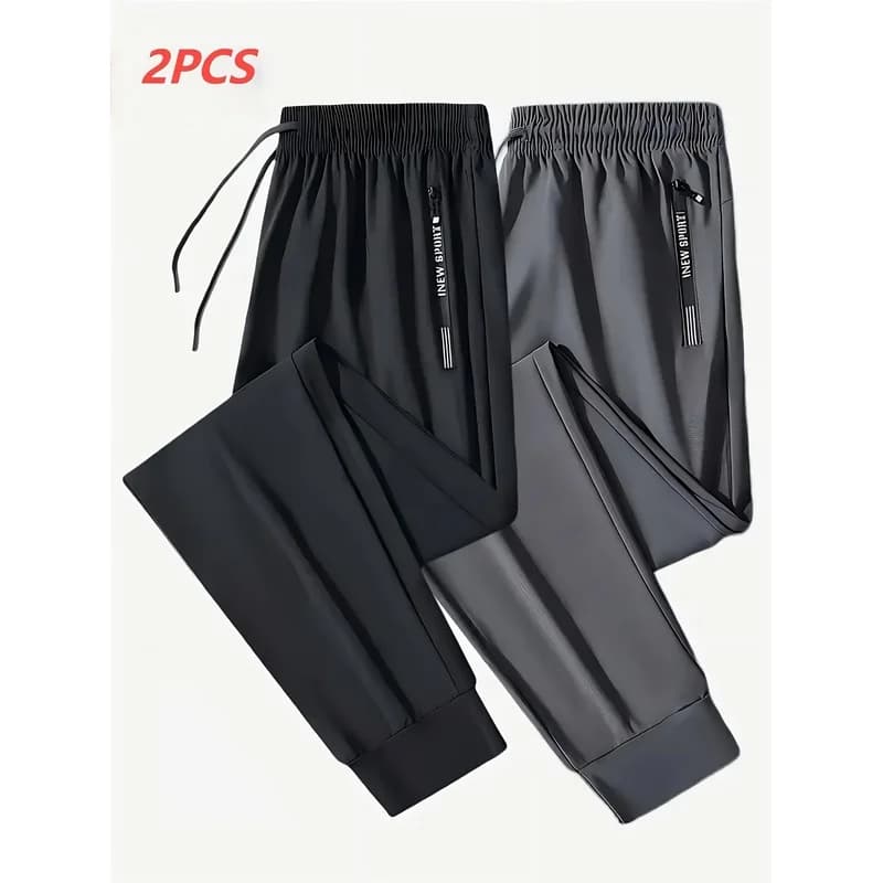 Men's Athletic Jogger Pants 2-Pack