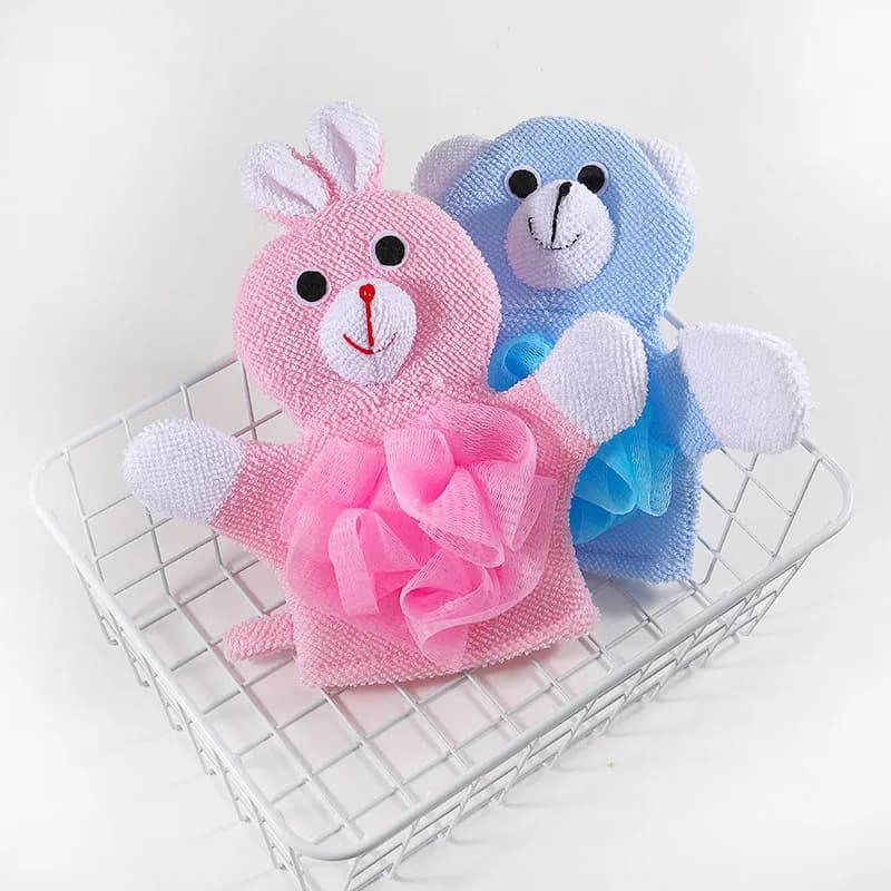 Cartoon Animal Baby Bath Wash Cloth