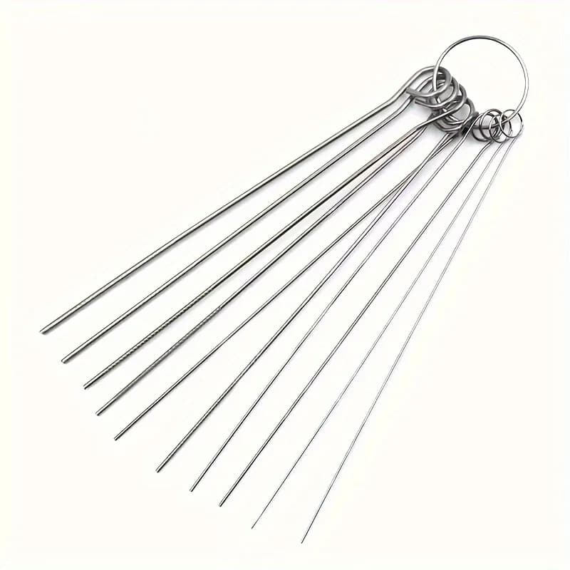 Stainless Steel Needle Shower Head Cleaning Brush Set