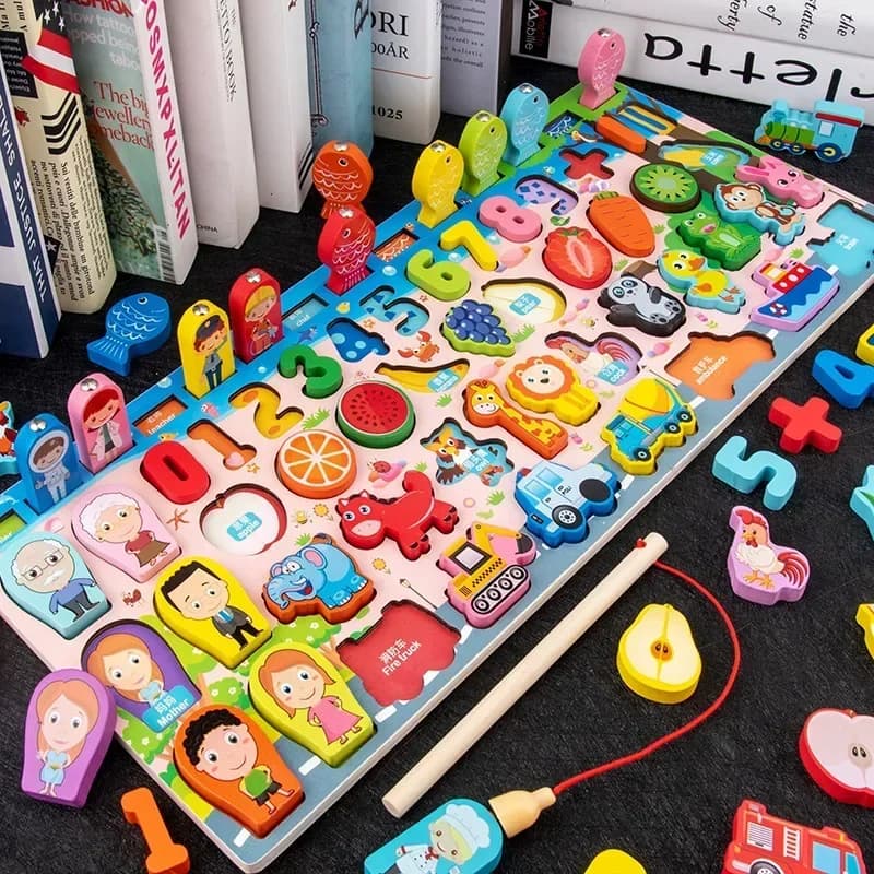 Montessori Puzzle Board Learning Toy