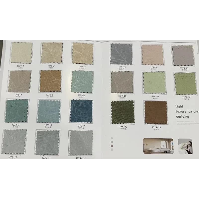 Thermal Insulation Curtains with Melon Pattern