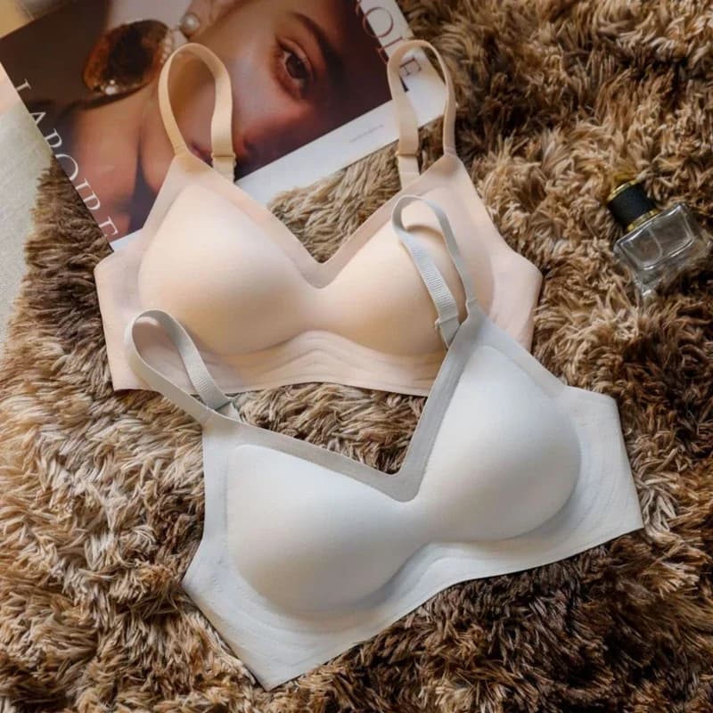 Seamless Push-Up Sports Bra with Soft Support