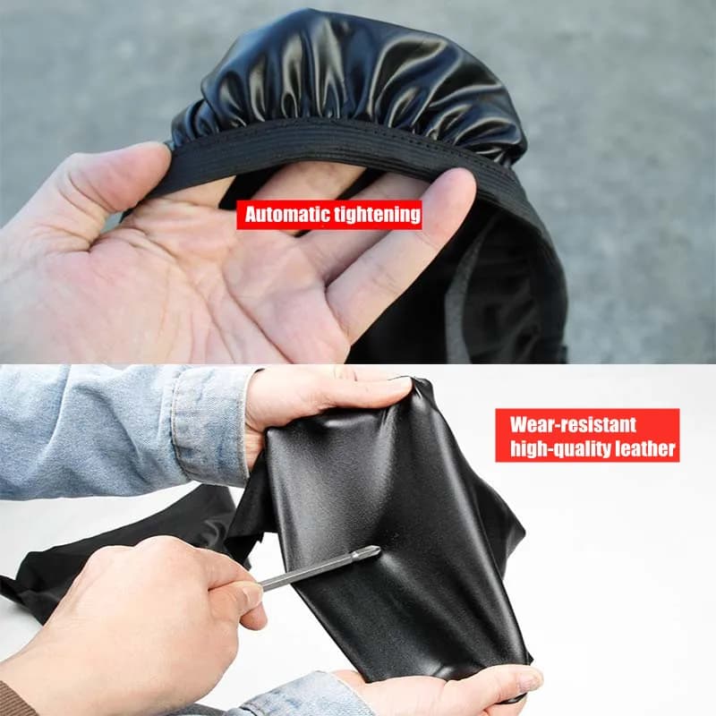 Motorcycle Seat Cover Elastic PU Leather Motorbike Seat Protector Cushion Waterproof Sunscreen Seat Cover For Small Motorcycles