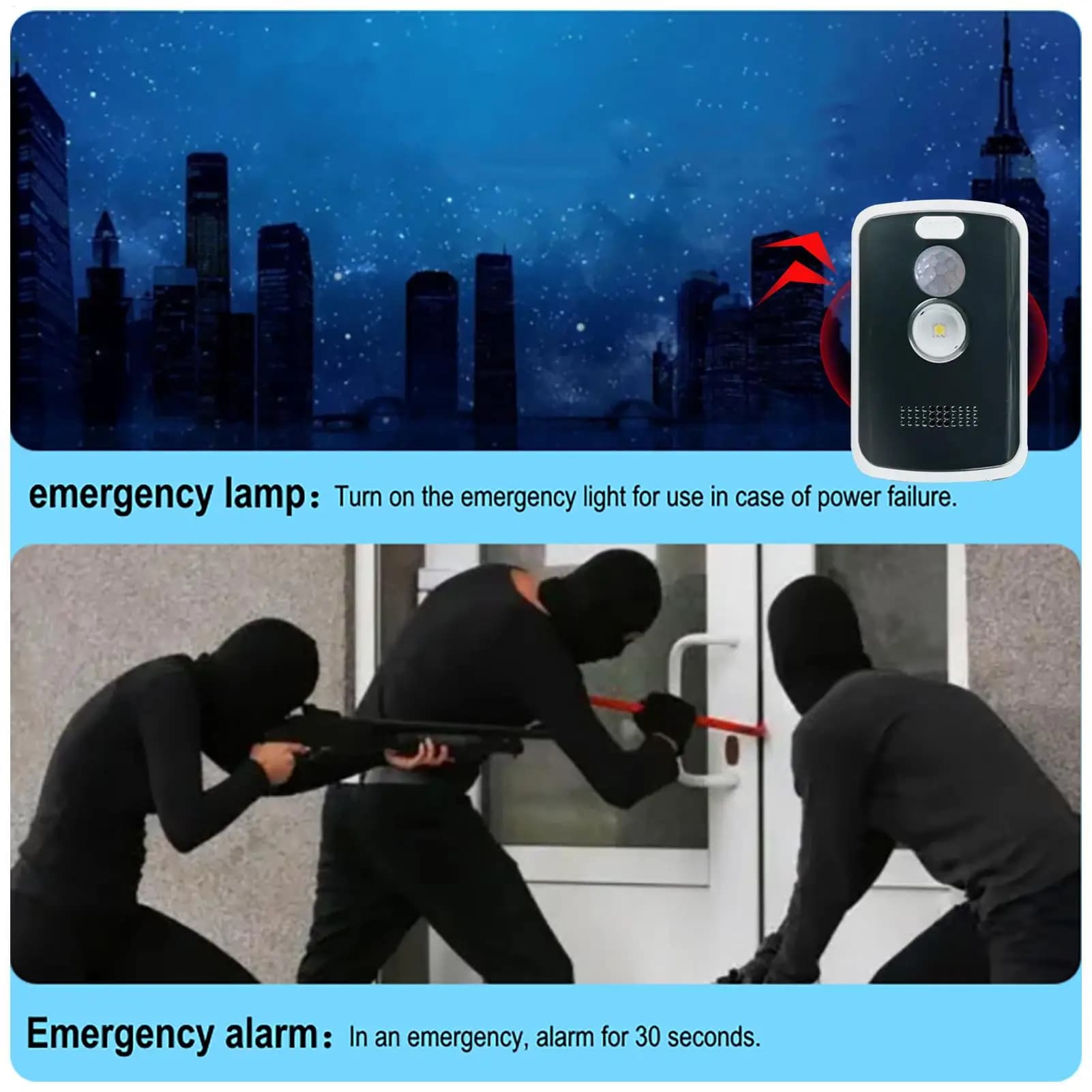 Portable Motion Sensor Perimeter Alarm