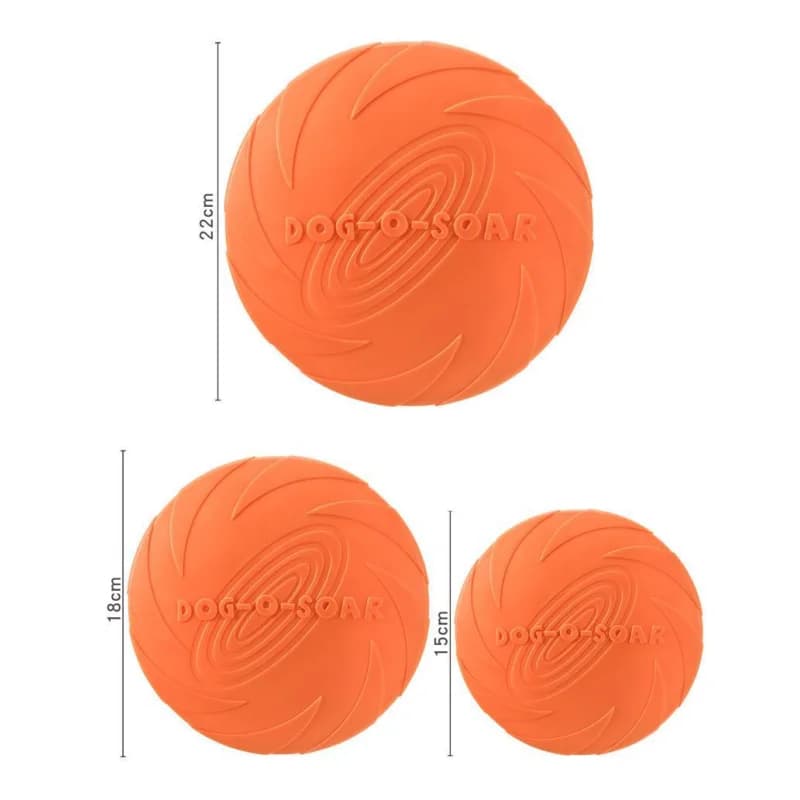 Bite Resistant Silicone Flying Disc for Dogs