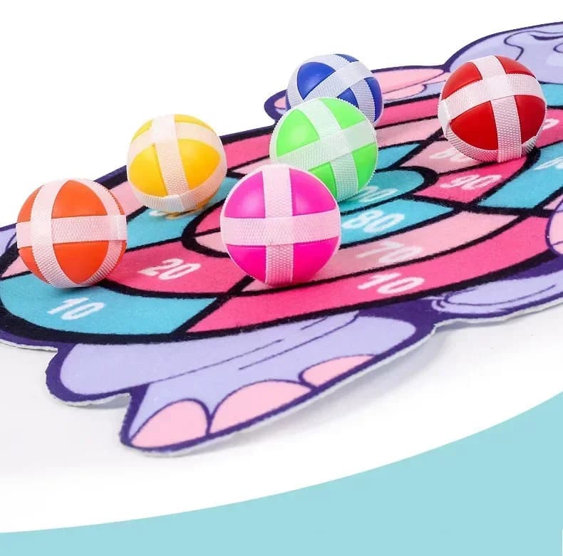 Sticky Ball Dart Board Game for Kids