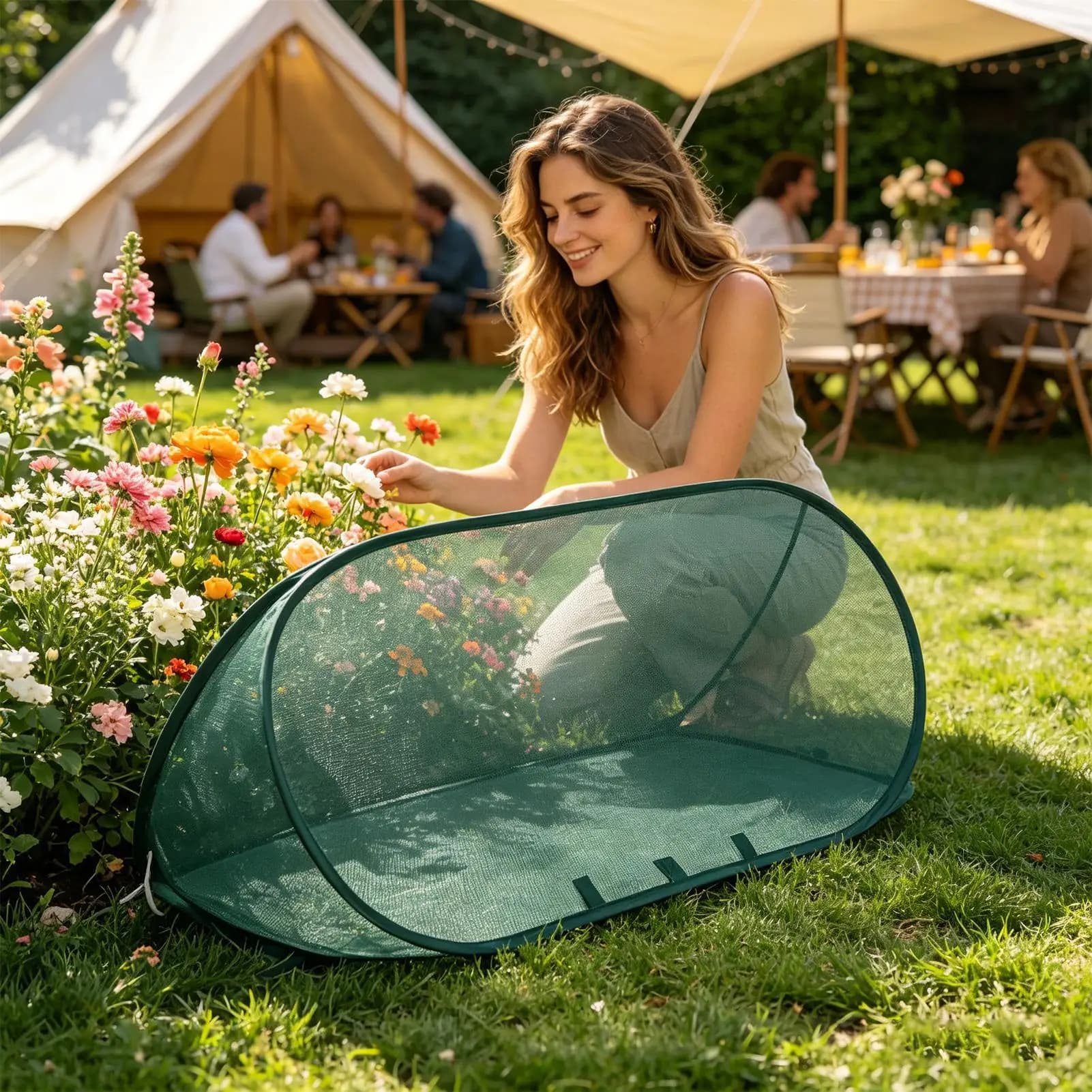 Garden Mesh Plant Cover Seedlings Large Vegetable Supplies Indoor Gardening Greenhouse Accessories Plants Covers Products