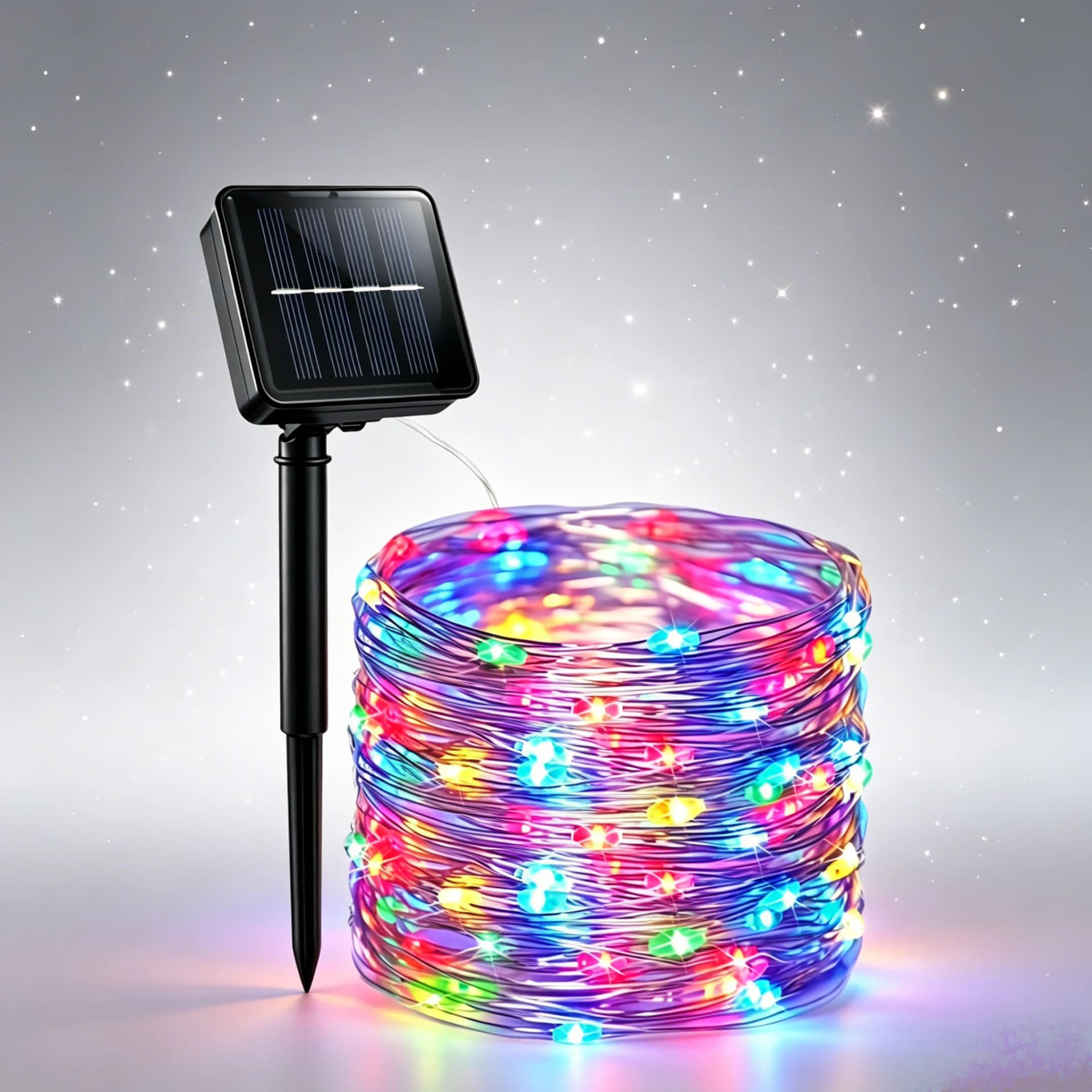 Solar LED String Lights Outdoor Waterproof