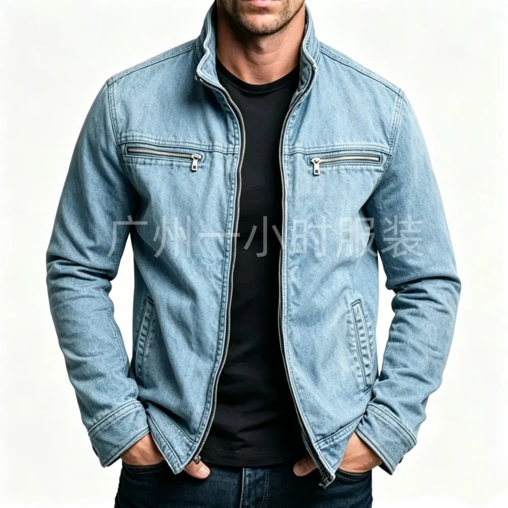 Men's Retro Casual Long Sleeve Jacket