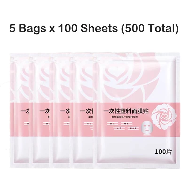 Disposable Facial Mask Sheets Ultra Thin Plastic