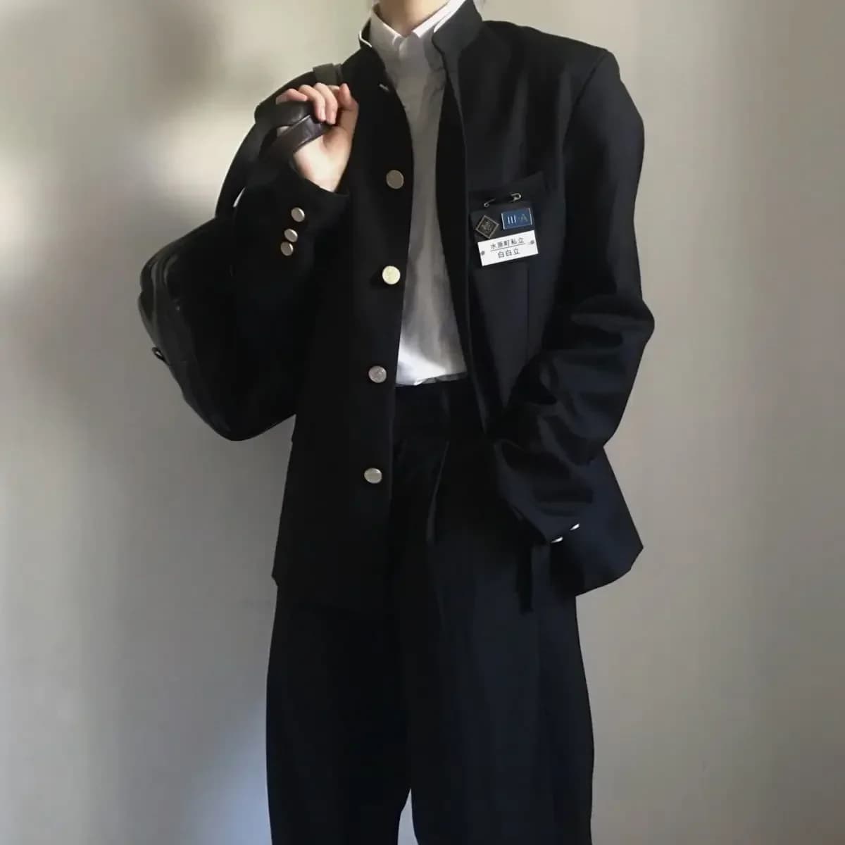 Japanese School Uniform Zhongshan Suit College Suzuki School Uniform JK Men's and Women's Class Uniform Jacket